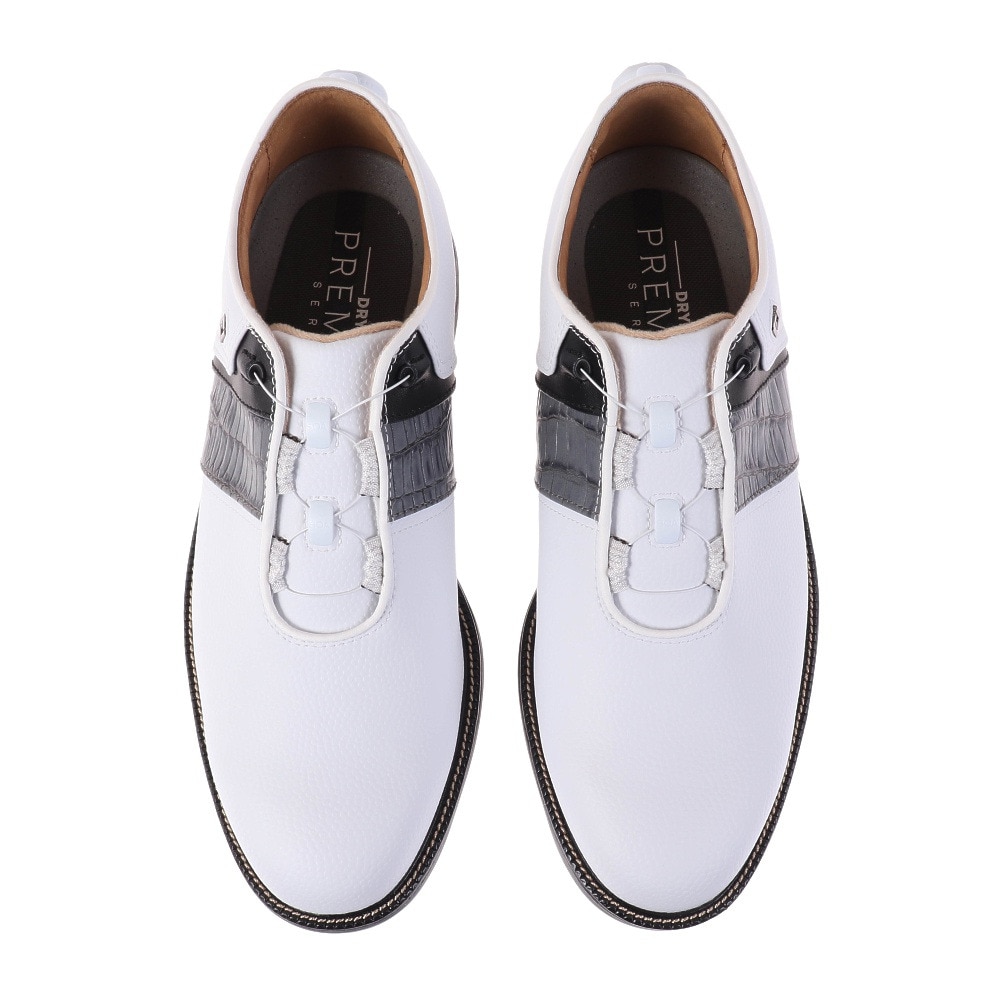 フットジョイ（FootJoy）（メンズ）ドライジョイズ プレミア パッカード ボア WT/GY/BK 53944 W