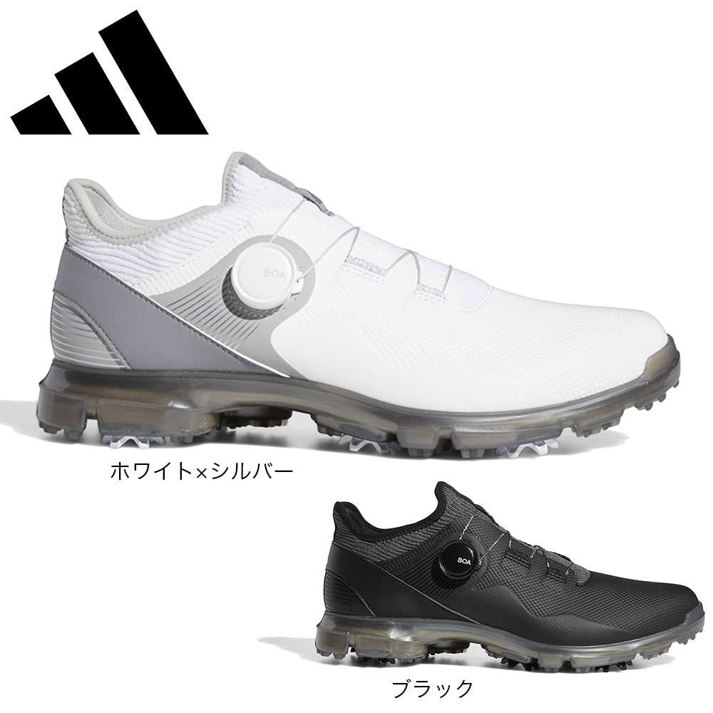 アディダス（adidas）（メンズ）ゴルフシューズ アルファフレックス21ボア FZ1031 WH/SM ソフトスパイク