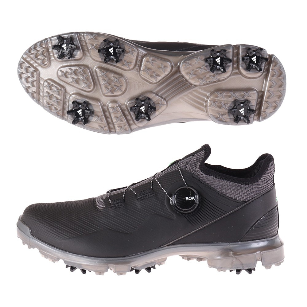 アディダス｜アディダス（adidas）（メンズ）ゴルフシューズ メンズ ソフトスパイク アルファフレックス21ボア FZ1034 BK/SG - ゴルフ 用品はヴィクトリアゴルフ