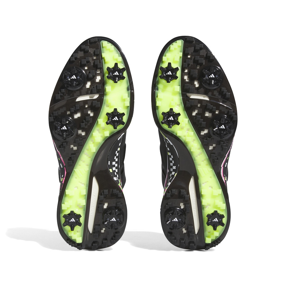 アディダス（adidas）（メンズ、レディース）ゼッドジー23 ボア グリッチ ゴルフシューズ ソフトスパイク IG5360BK/LE
