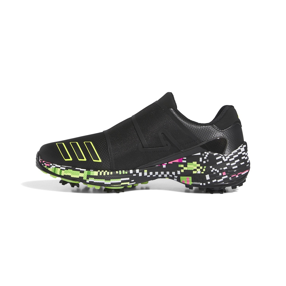 アディダス（adidas）（メンズ、レディース）ゼッドジー23 ボア グリッチ ゴルフシューズ ソフトスパイク IG5360BK/LE