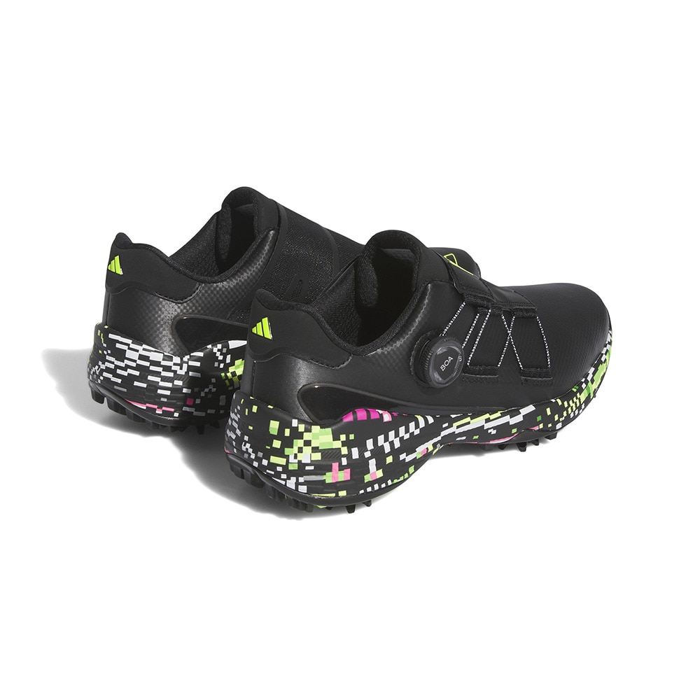 アディダス（adidas）（メンズ、レディース）ゼッドジー23 ボア グリッチ ゴルフシューズ ソフトスパイク IG5360BK/LE