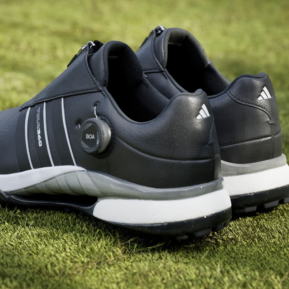 アディダス（adidas）（メンズ）ゴルフシューズ ソフトスパイク ツアー360 24 ボア IF0253BK/WH
