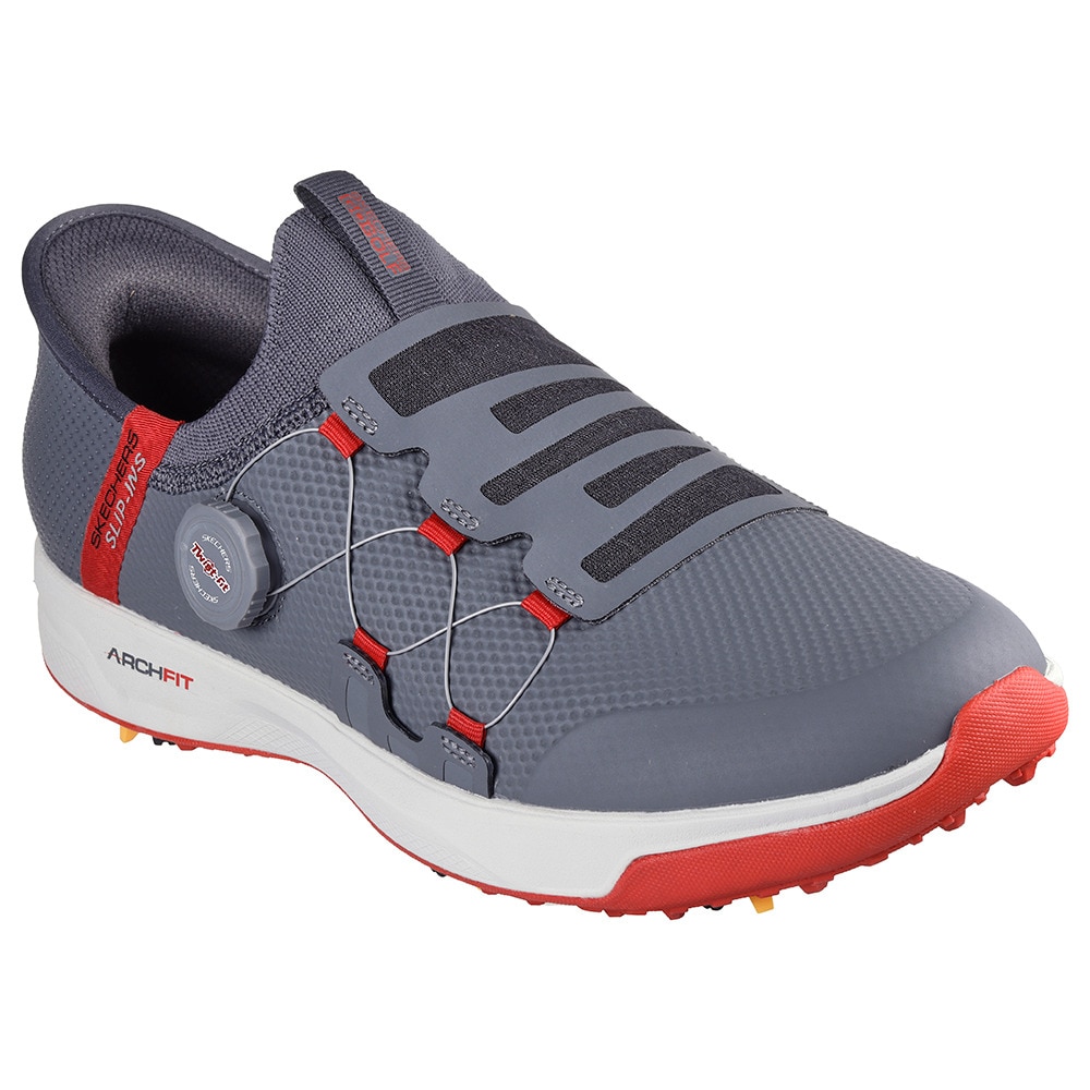 スケッチャーズ（SKECHERS）（メンズ）GO GOLF ELITE VORTEX S-INS ソフトスパイク ゴルフシューズ 214076-CCRD