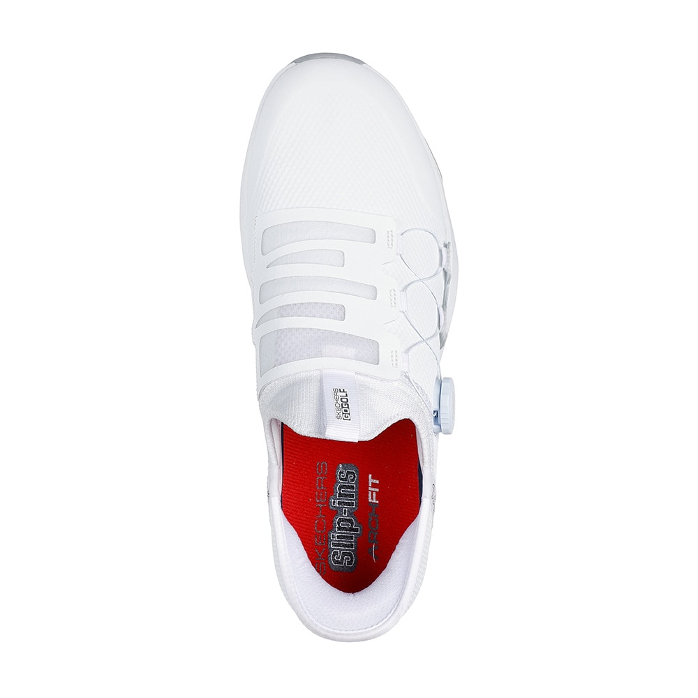 スケッチャーズ（SKECHERS）（メンズ）GO GOLF ELITE VORTEX S-INS ソフトスパイク ゴルフシューズ 214076-WHT