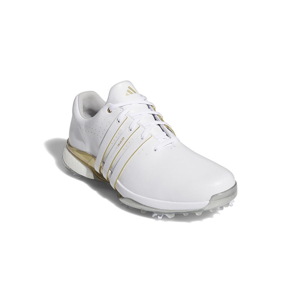 アディダス（adidas）（メンズ）ゴルフ シューズ ツアー360 24 IE3367 W/GLD