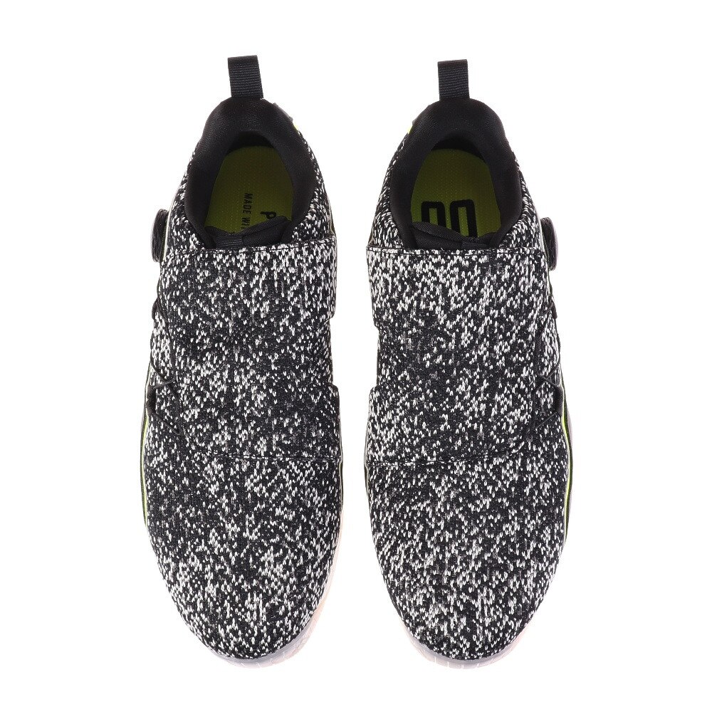 アディダス（adidas）（メンズ）ゴルフシューズ スパイクレス メンズコードカオス ボア21 FW5618 BK/YE