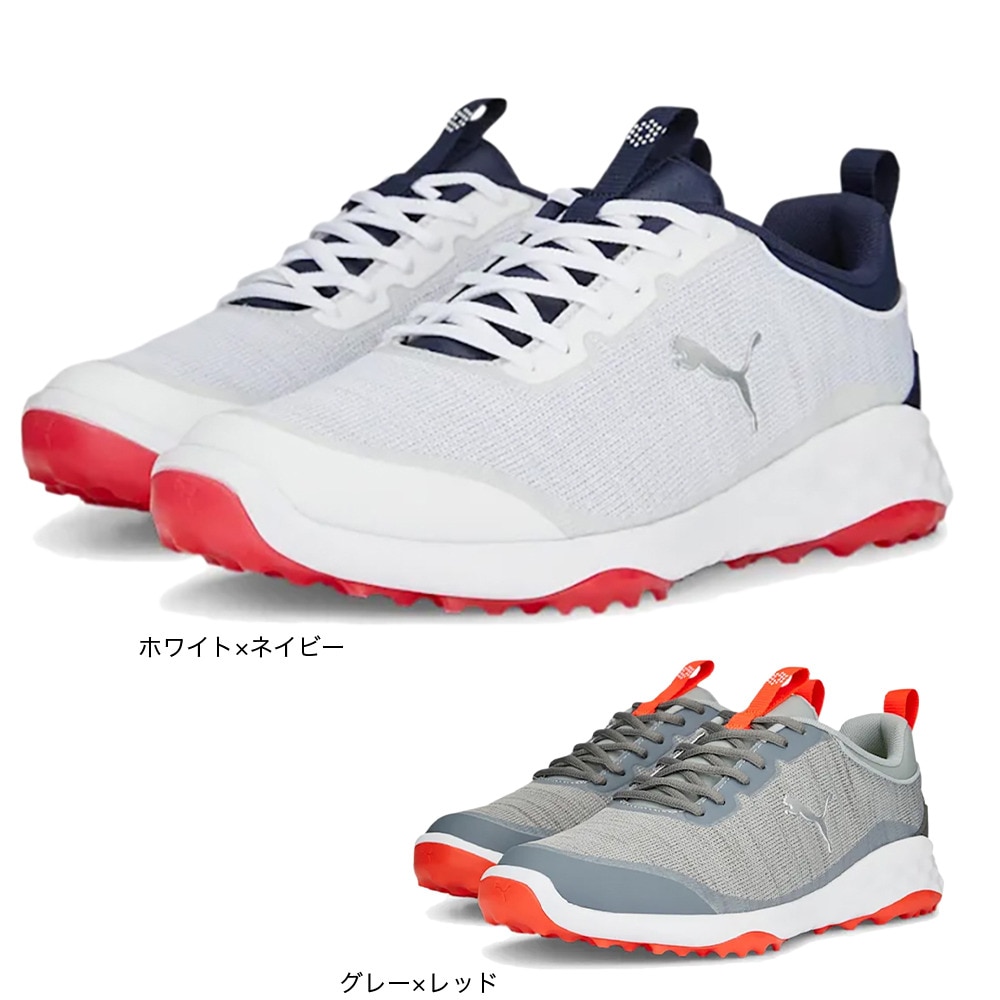 プーマ（PUMA）（メンズ）ゴルフシューズ フュージョン プロ ラバーソール スパイクレス シューズ 377041-06