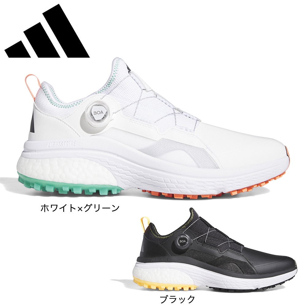 アディダス（adidas）（メンズ）ゴルフシューズ ソーラーモーション ボア GV9388W/GRN