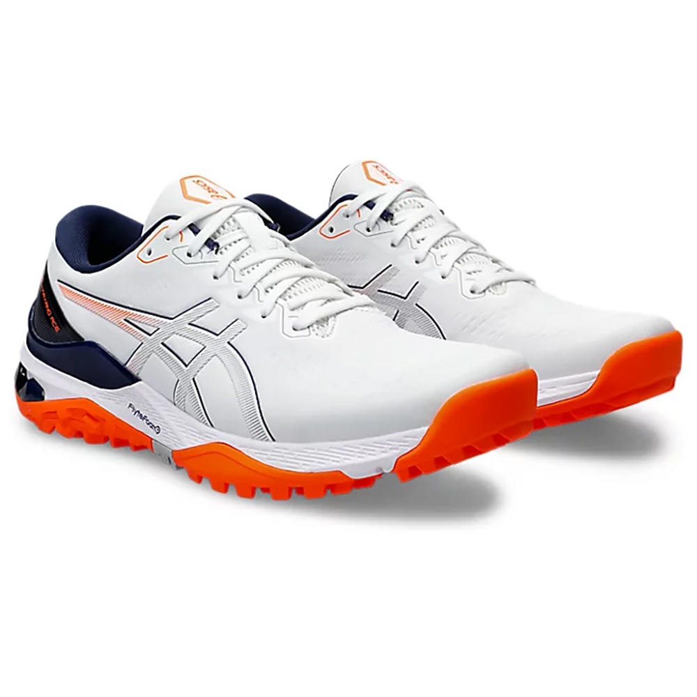 アシックス（ASICS）（メンズ）ゴルフシューズ ゲル カヤノ エース 2 GEL-KAYANO ACE 2 1111A243 WH/OR 2024年モデル