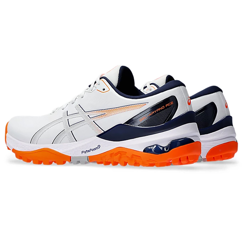 アシックス（ASICS）（メンズ）ゴルフシューズ ゲル カヤノ エース 2 GEL-KAYANO ACE 2 1111A243 WH/OR 2024年モデル