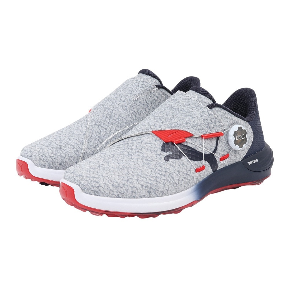 プーマ（PUMA）（メンズ）ゴルフシューズ 3E ファントムキャット ニトロ ディスク 379208-04