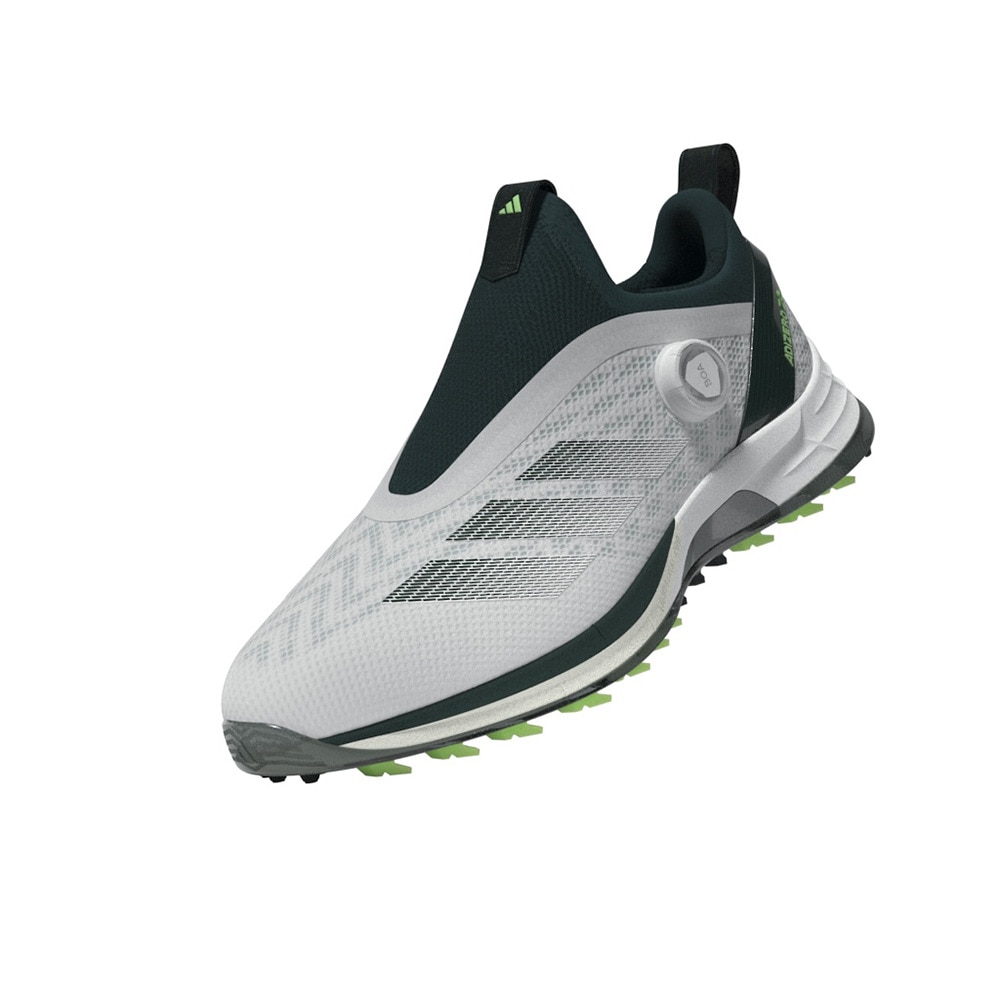 アディダス（adidas）（メンズ）アディゼロ ZG ボア ゴルフシューズ JI4162 W/GRN
