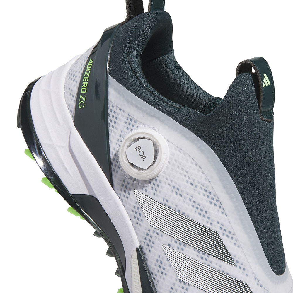 アディダス（adidas）（メンズ）アディゼロ ZG ボア ゴルフシューズ JI4162 W/GRN