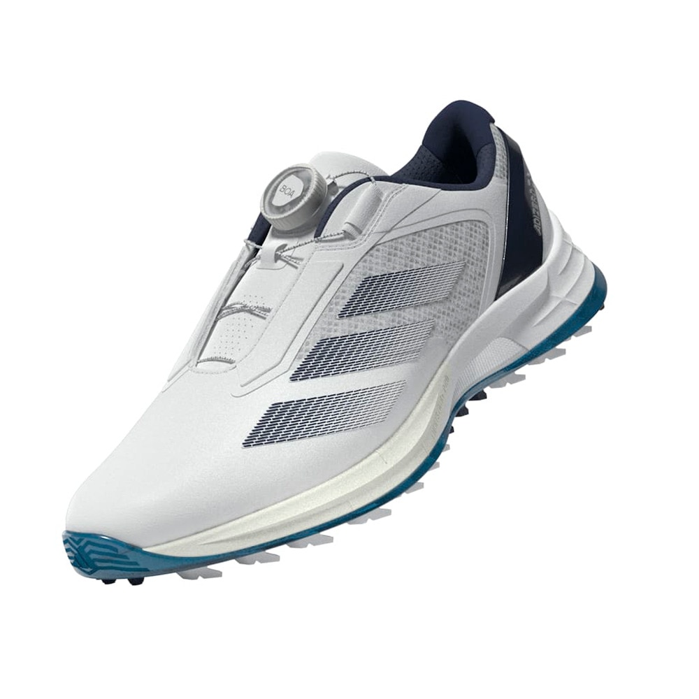 アディダス（adidas）（メンズ）アディゼロ ZG ロー ボア ゴルフシューズ JS1767 W/NVY