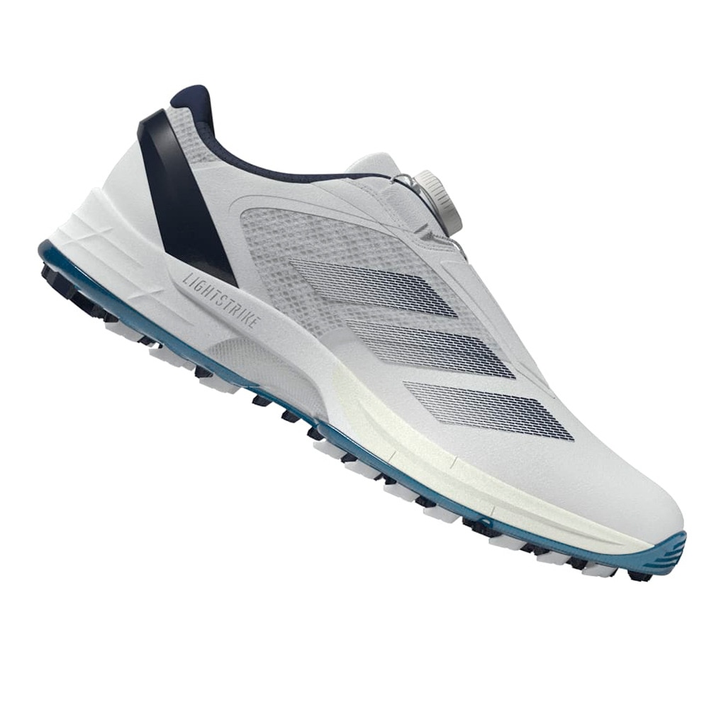 アディダス（adidas）（メンズ）アディゼロ ZG ロー ボア ゴルフシューズ JS1767 W/NVY