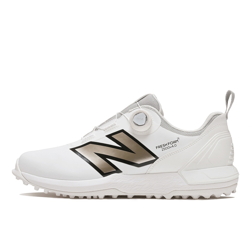 ニューバランス（new balance）（メンズ）Fresh Foam X 2500 v4 BOA スパイクレス ゴルフシューズ UGS2500D2E