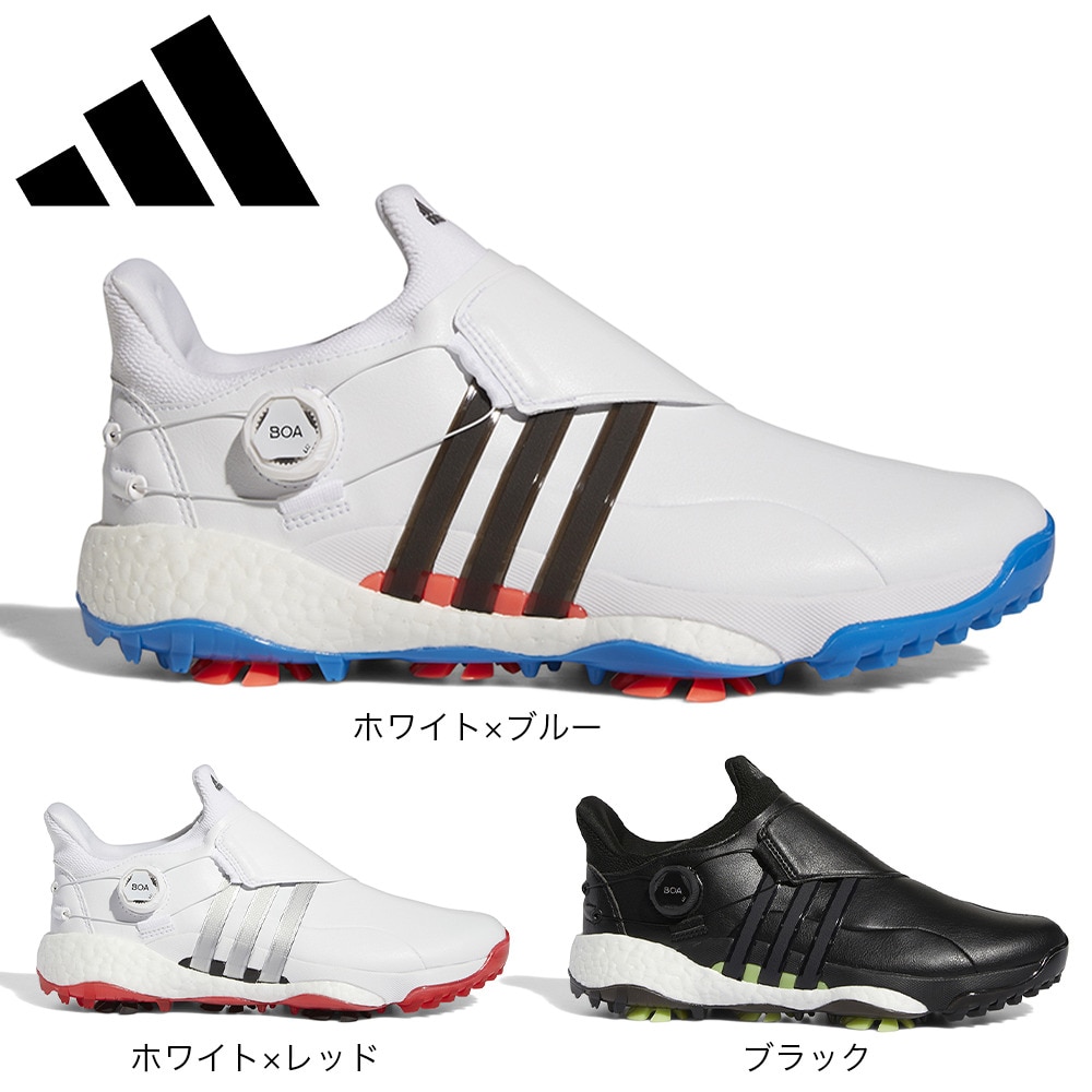 アディダス（adidas）（メンズ）ゴルフシューズ ツアー360 22 ボア GY5338BK/IM