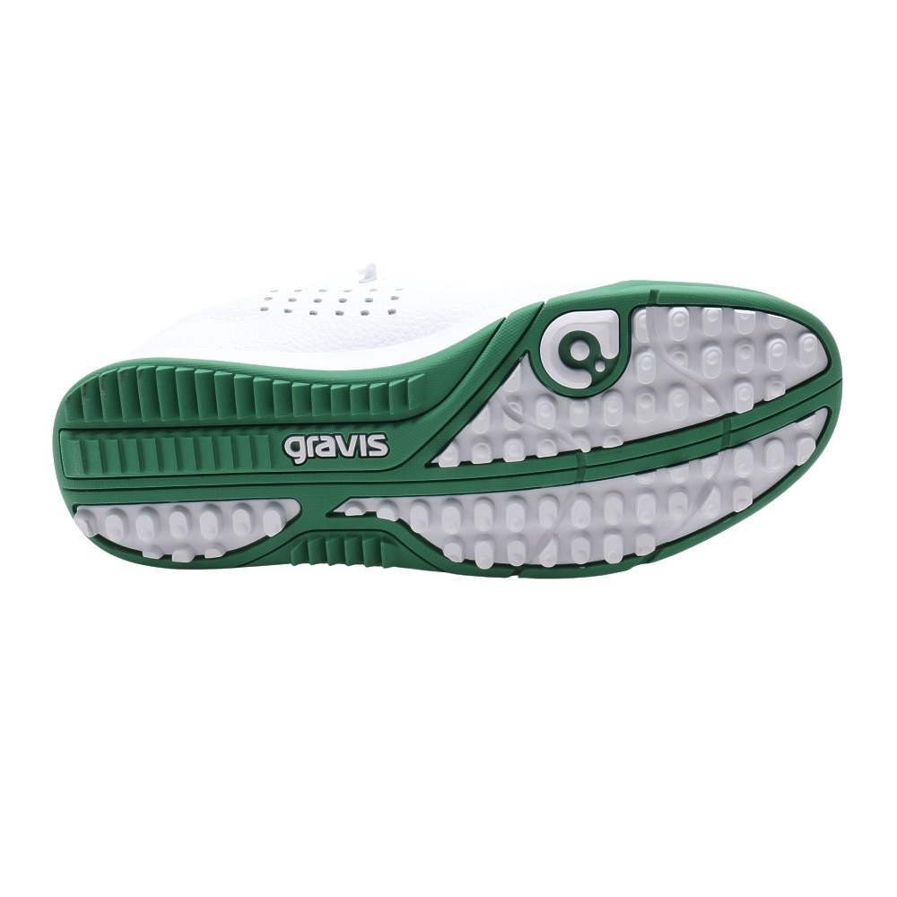 グラビス（GRAVIS）（メンズ、レディース）TARMAC-G LOW-CUT GGS-2B-SS01WHITE