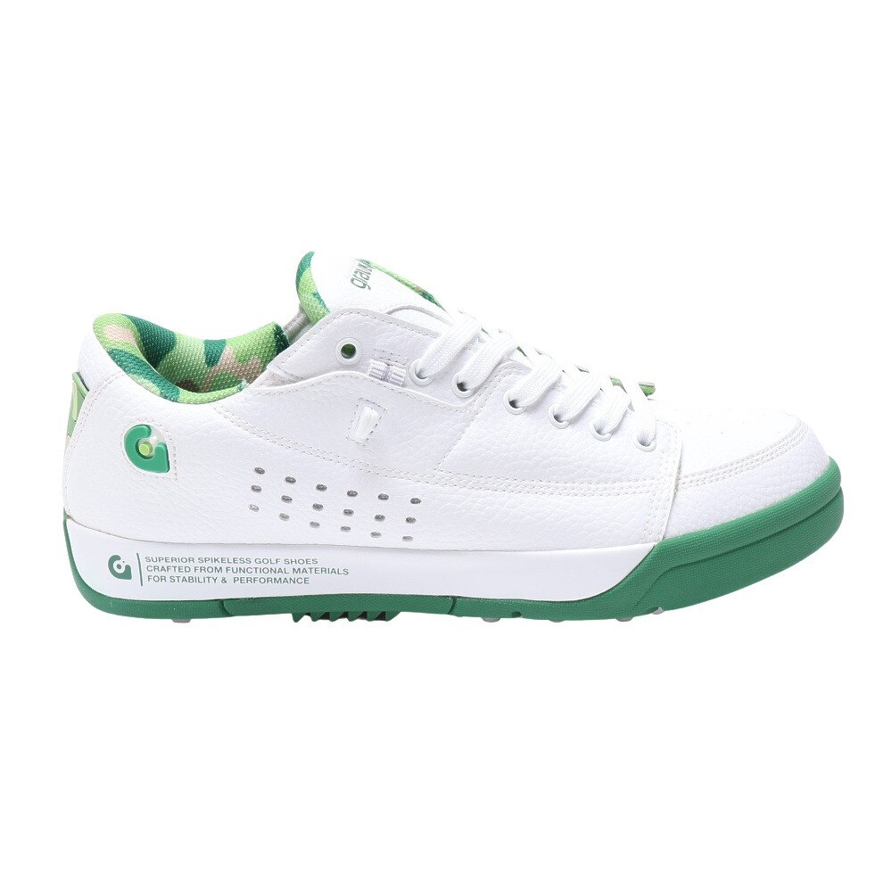 グラビス（GRAVIS）（メンズ、レディース）TARMAC-G LOW-CUT GGS-2B-SS01WHITE★★★