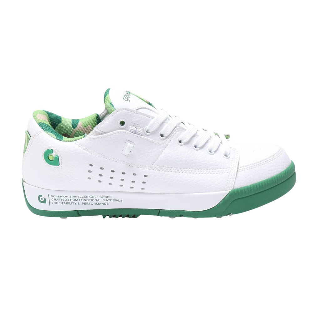 グラビス（GRAVIS）（メンズ、レディース）TARMAC-G LOW-CUT GGS-2B-SS01WHITE