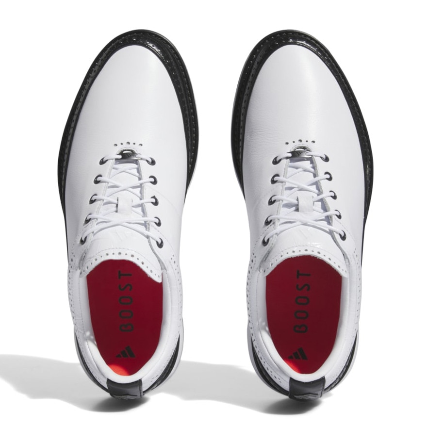 アディダス（adidas）（メンズ）ゴルフシューズ モダン クラシック 80 スパイクレス MC80-ID4750WHT/BLK/RED