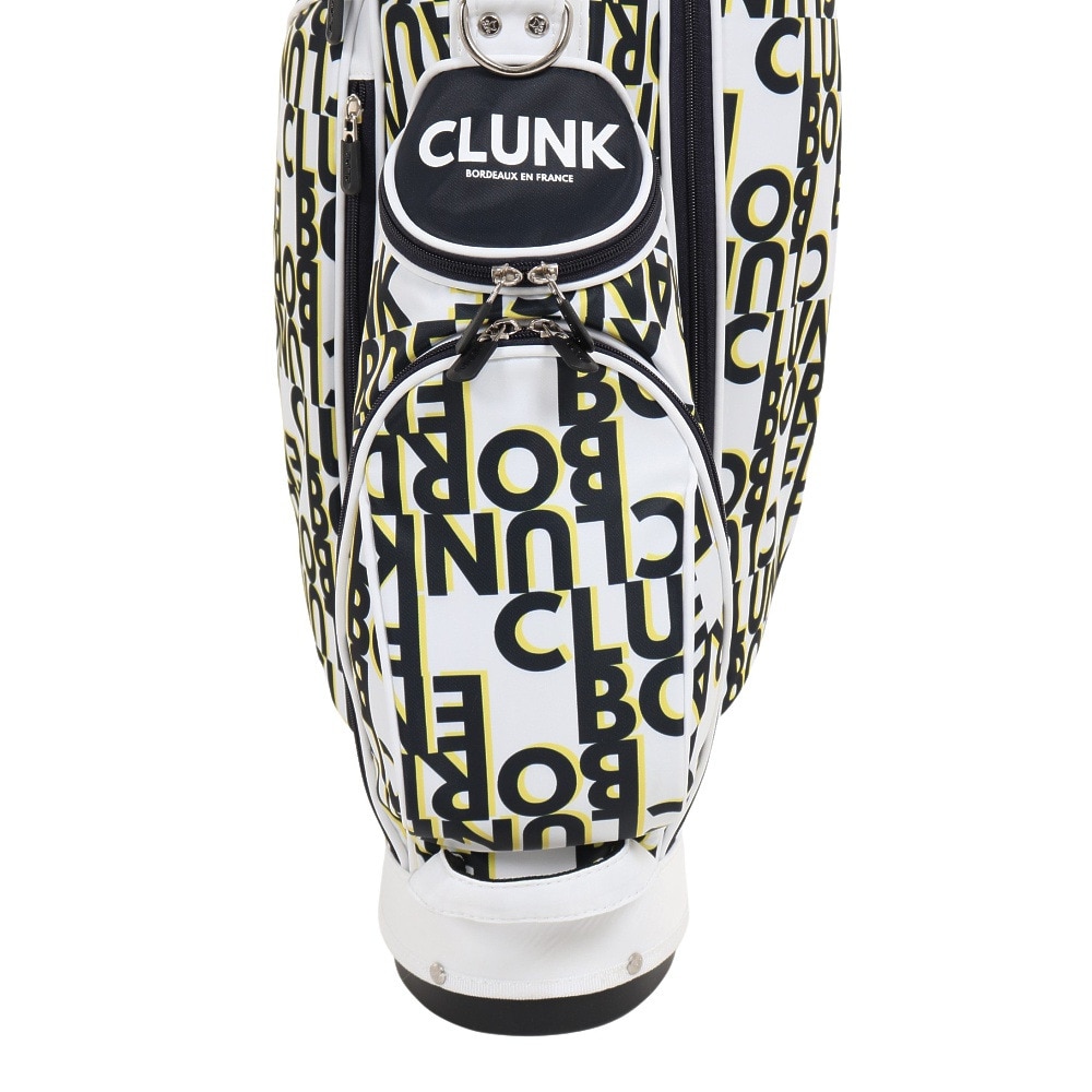 クランク（CLUNK）（メンズ）ゴルフ キャディバッグ スタンド式 7型 4分割 軽量 撥水 CL5MNC10 WHT