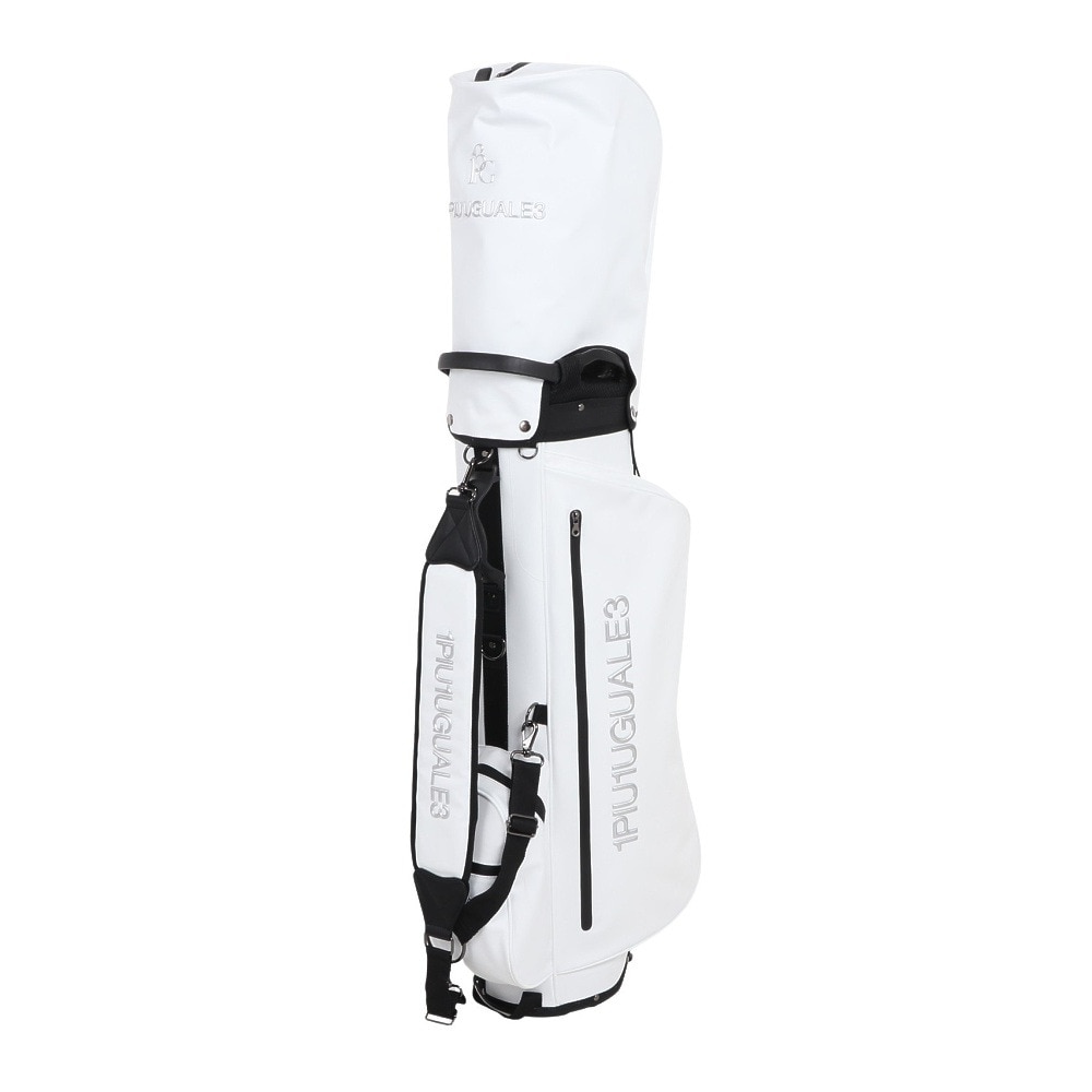 ウノ ピゥ ウノ ウグァーレ トレ（1PIU1UGUALE3）（メンズ）ゴルフ スタンド式 キャディバッグ 8.5型 5分割 113 GOLF STAND CADDIE BAG GRG137 WHT