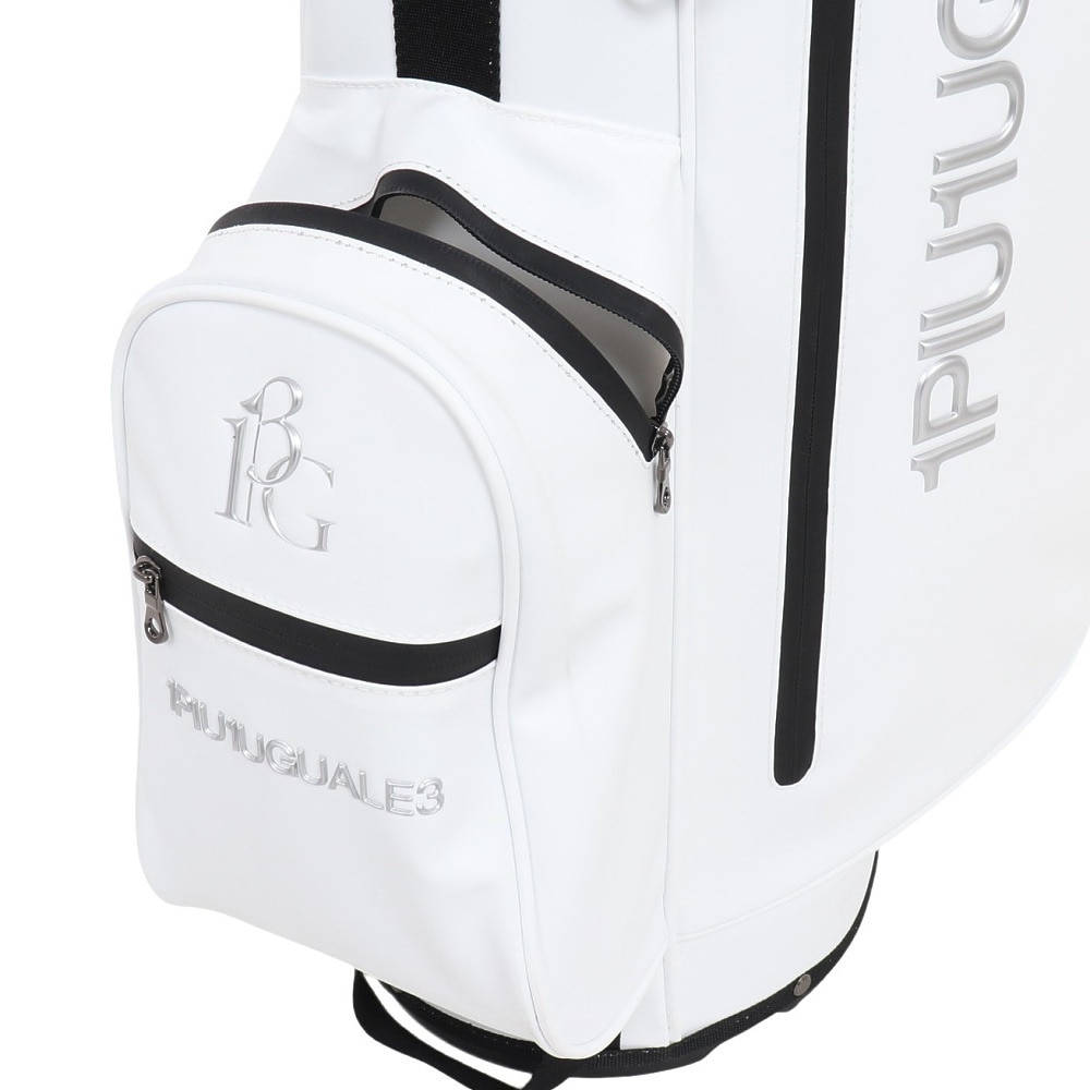 ウノ ピゥ ウノ ウグァーレ トレ（1PIU1UGUALE3）（メンズ）キャディバッグ 113 GOLF STAND CADDIE BAG GRG137 WHT