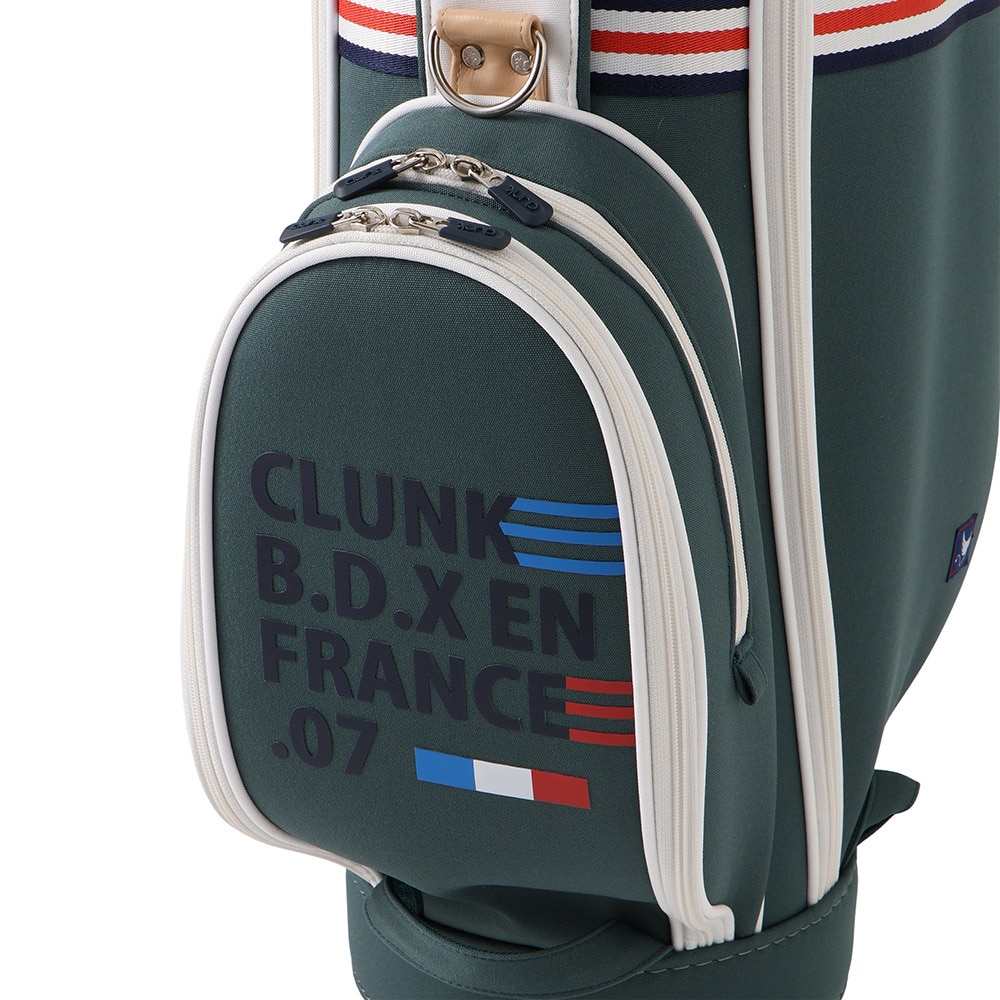 クランク（CLUNK）（メンズ）ゴルフ キャディバッグ カートタイプ 8.5型 5分割 CL5TNC69 GRN
