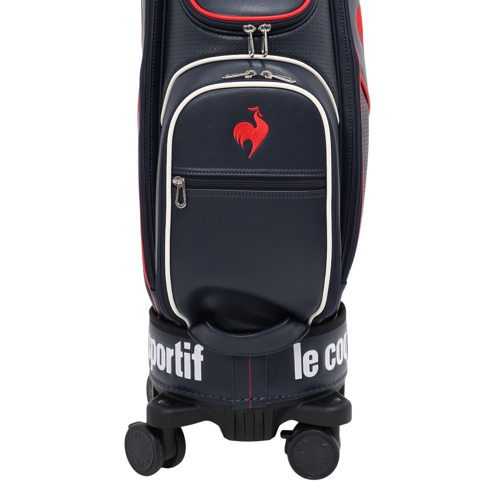 ルコックスポルティフ（lecoqsportif）（メンズ、レディース）キャディバッグ 8.5型 取り外し可能キャスター付き LG5FCB00U NV00