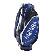 本間ゴルフ（HONMA）（メンズ）ゴルフ キャディバッグ カート式 9型 5分割 CB1953 ネームタグ&フードカバー付 軽量