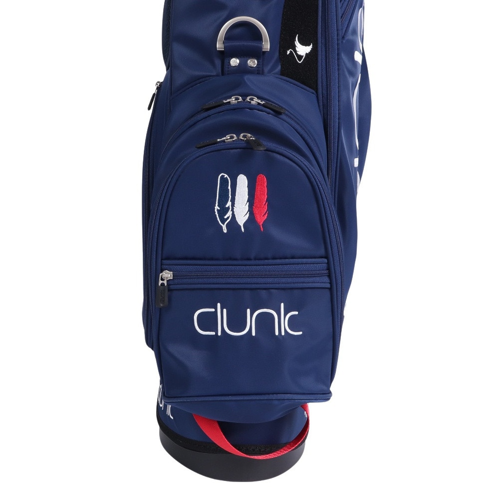 クランク（CLUNK）（メンズ）ゴルフ キャディバッグ スタンド式 9型 5分割 モダンロイヤル 撥水 軽量 CL5KNC32 NVY