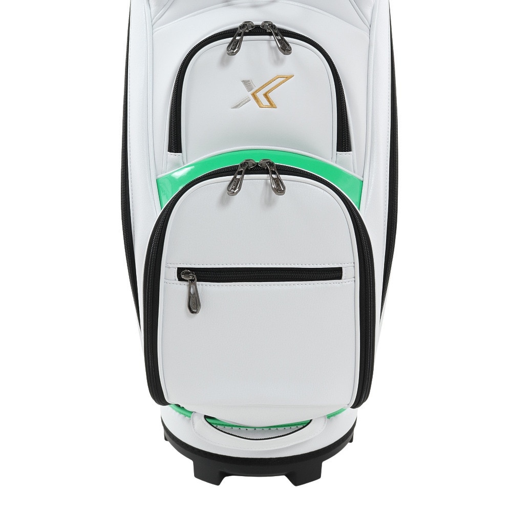 ゼクシオ（XXIO）（メンズ、レディース）ゴルフ キャディバッグ カート式 9.5型 5分割 GGC-X140 WHT