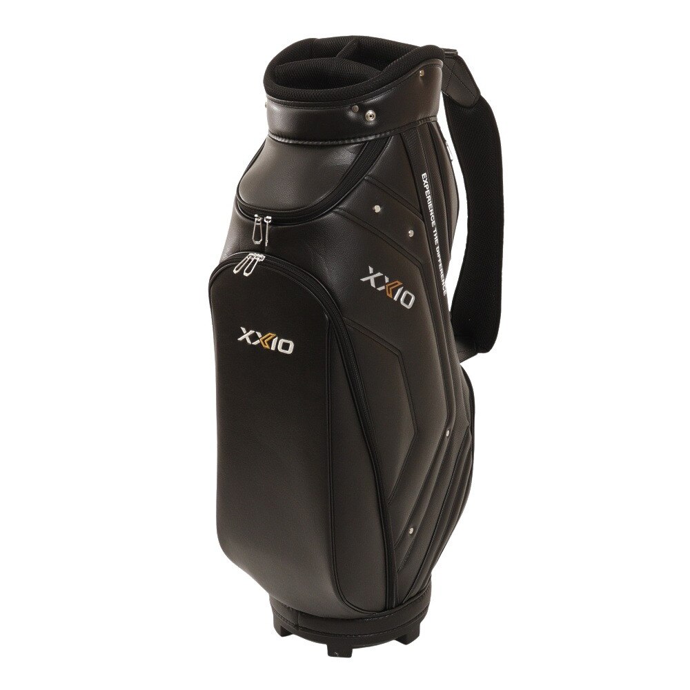ゼクシオ（XXIO）（メンズ）ゴルフ キャディバッグ カート式 9.5型 4分割 超軽量 GGC-X142 BLK ゴルフ用品はヴィクトリアゴルフ