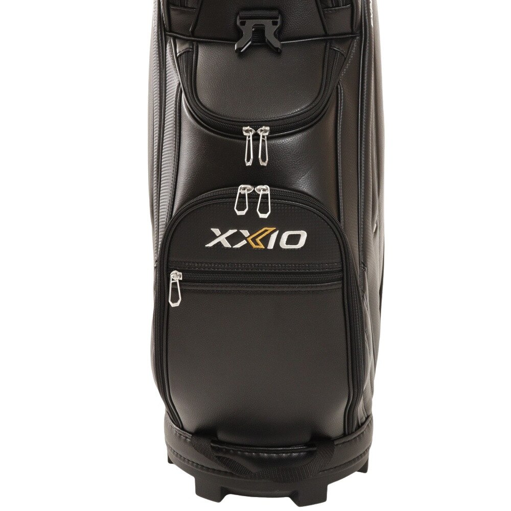 ゼクシオ（XXIO）（メンズ）ゴルフ キャディバッグ カート式 9.5型 4分割 超軽量 GGC-X142 BLK