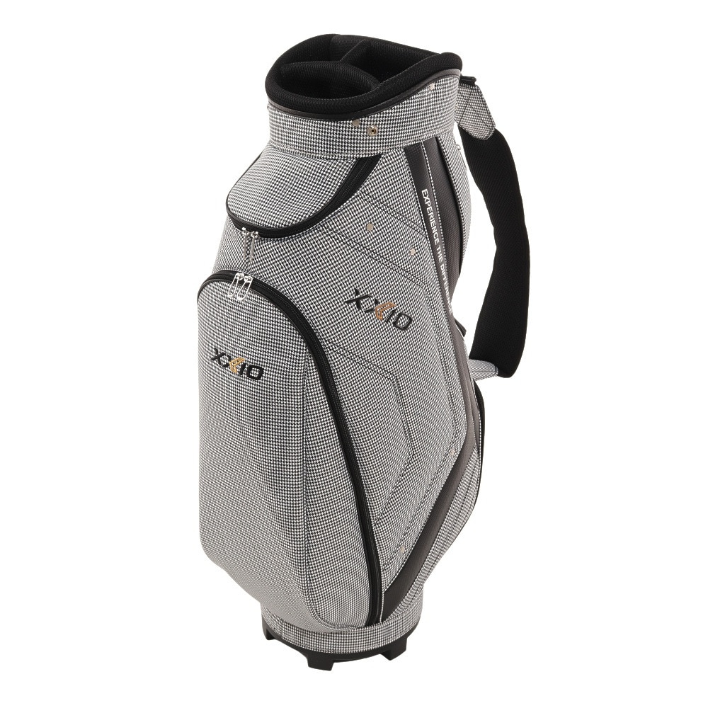 ゼクシオ（XXIO）（メンズ）ゴルフ カート式 9.5型 4分割 軽量 キャディバッグ GGC-X142 千鳥 ゴルフ用品はヴィクトリアゴルフ