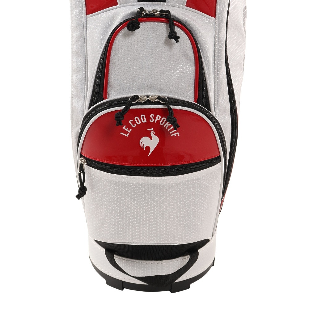 ルコック スポルティフ｜ルコック スポルティフ（Lecoq Sportif）（メンズ）ゴルフ 軽量 キャディバッグ カート式 9.5型 4分割  QQBSJJ12XB WH00 - ゴルフ用品はヴィクトリアゴルフ
