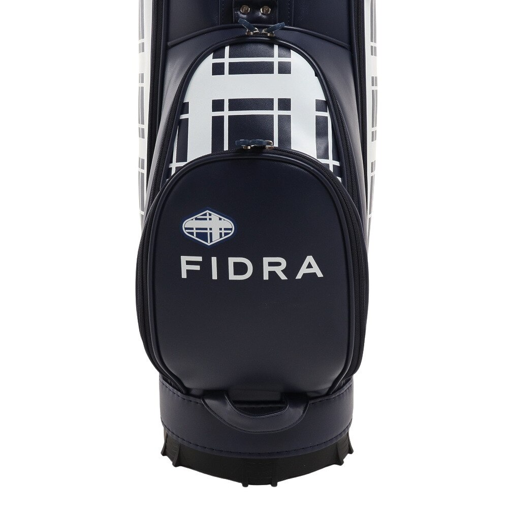 フィドラ（FIDRA）（メンズ）ゴルフ キャディバッグ カート式 9型 チェック FD5MNC16 NVY