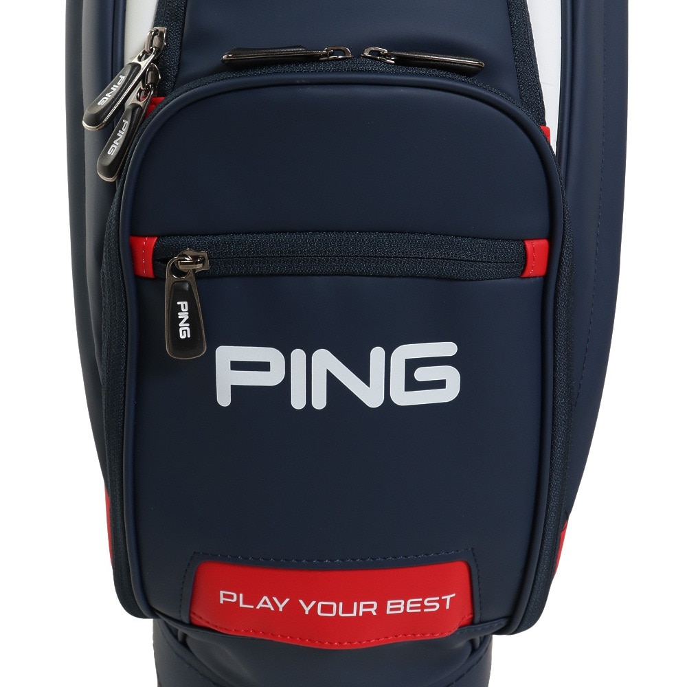 ピン（PING）（メンズ）ゴルフ キャディバッグ カート式 9.5型 5分割  USA NAVY 36232 CB-P222