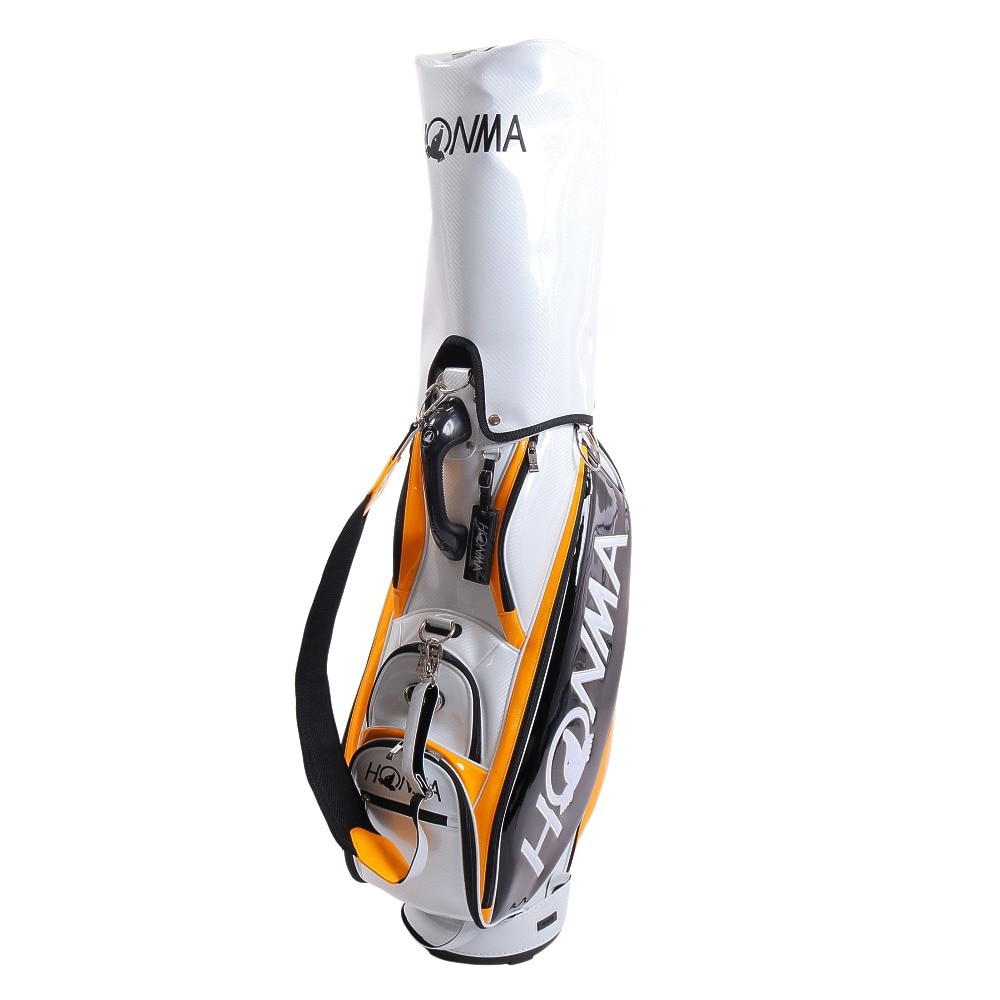 本間ゴルフ（HONMA）（メンズ）ゴルフ キャディバッグ カート式 9.5型 5分割 プロツアー レプリカ WHOR 9.5INCH CB12203  0136