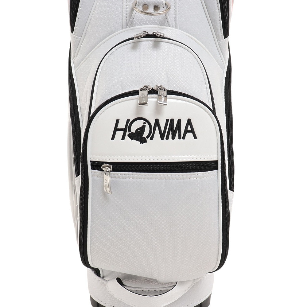 本間ゴルフ（HONMA）（メンズ）ゴルフ キャディバッグ カート式 9型 5分割 CB12211 0133 WHRED
