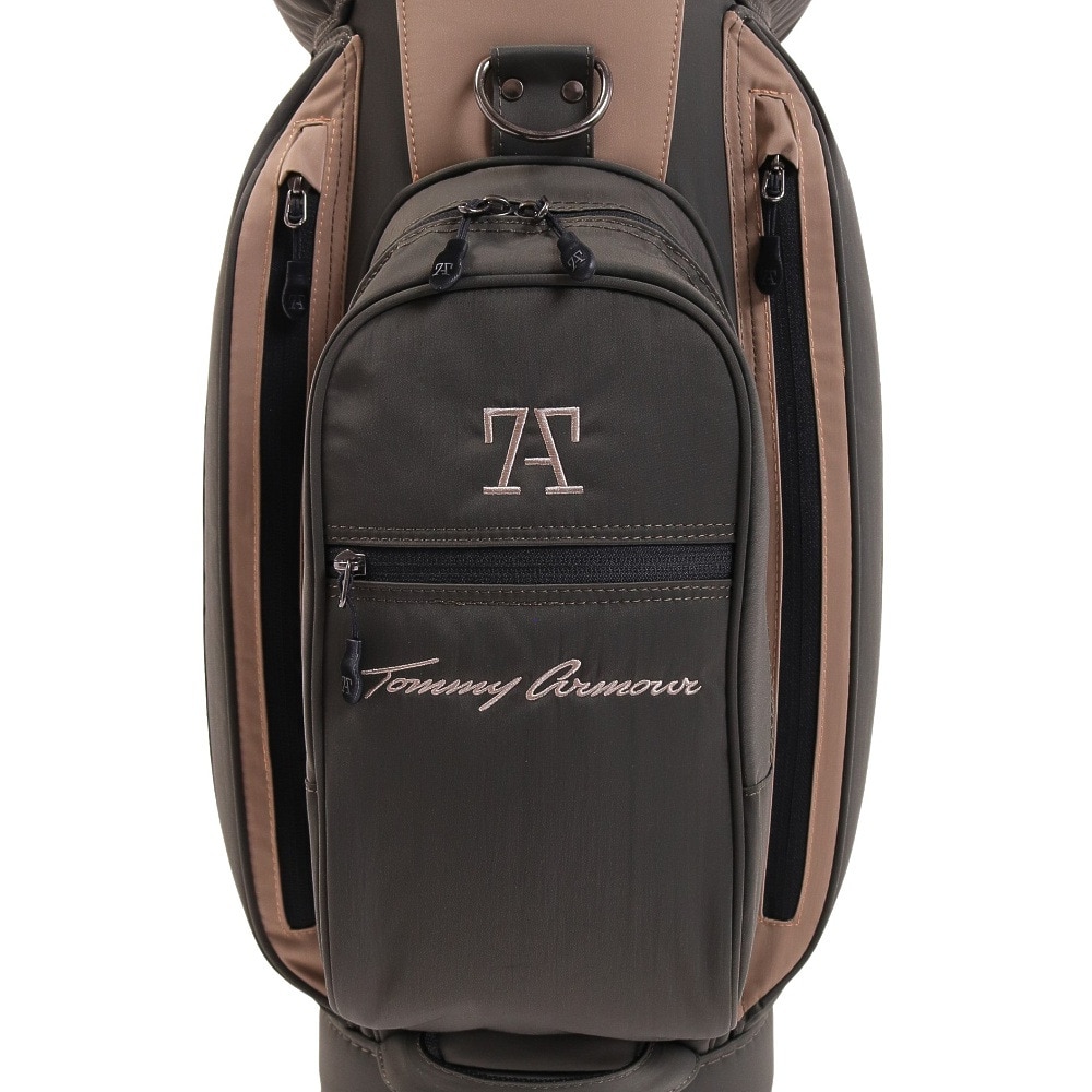 トミーアーマー（Tommy Armour）（メンズ）ゴルフ キャディバッグ カート式 TA9型 6分割 軽量 クラシック TAPG22Y120016 KHK
