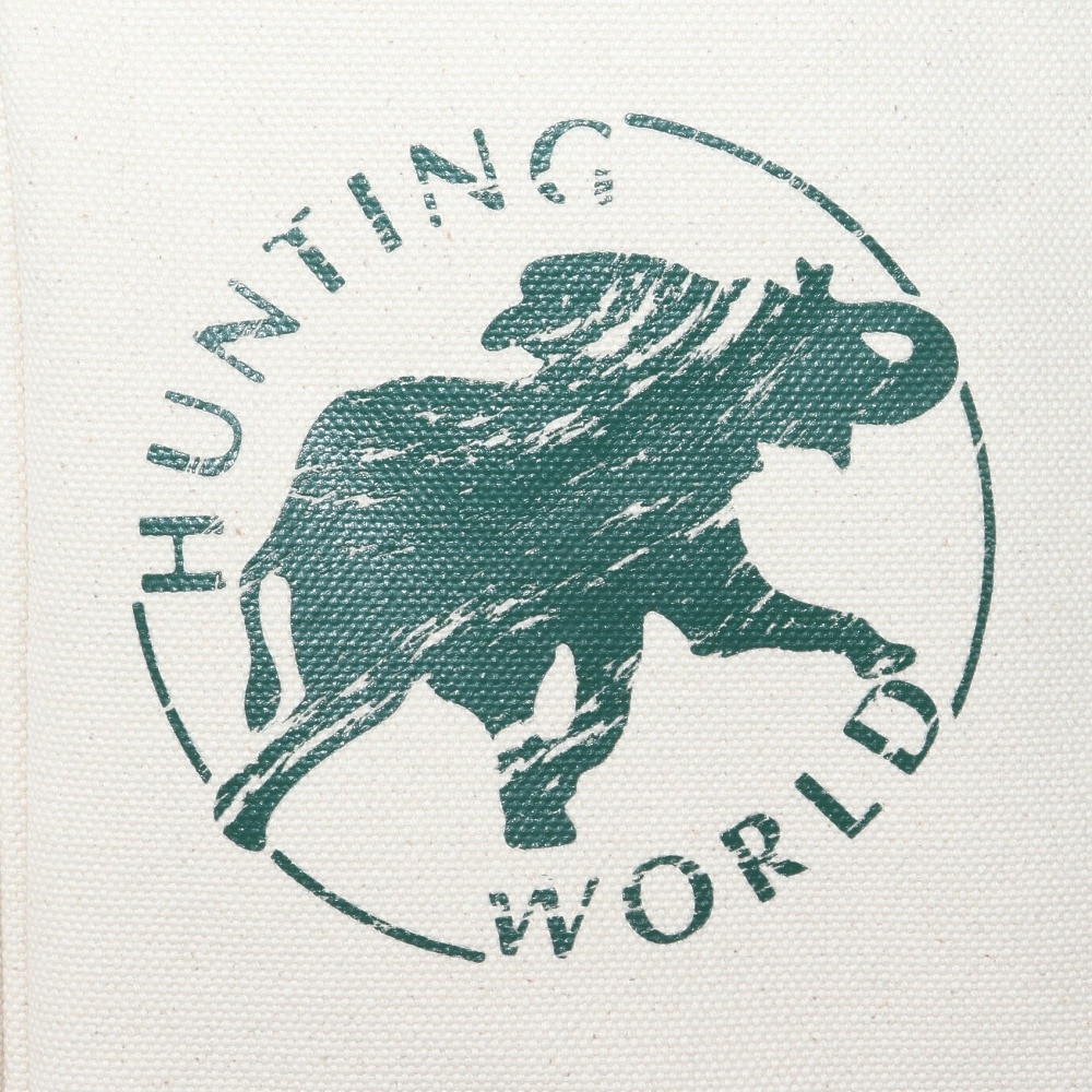 ハンティングワールド（HUNTING WORLD）（メンズ）ゴルフ キャディバッグ カート式 9型 5分割 帆布 HW-003 IVORY/GRN