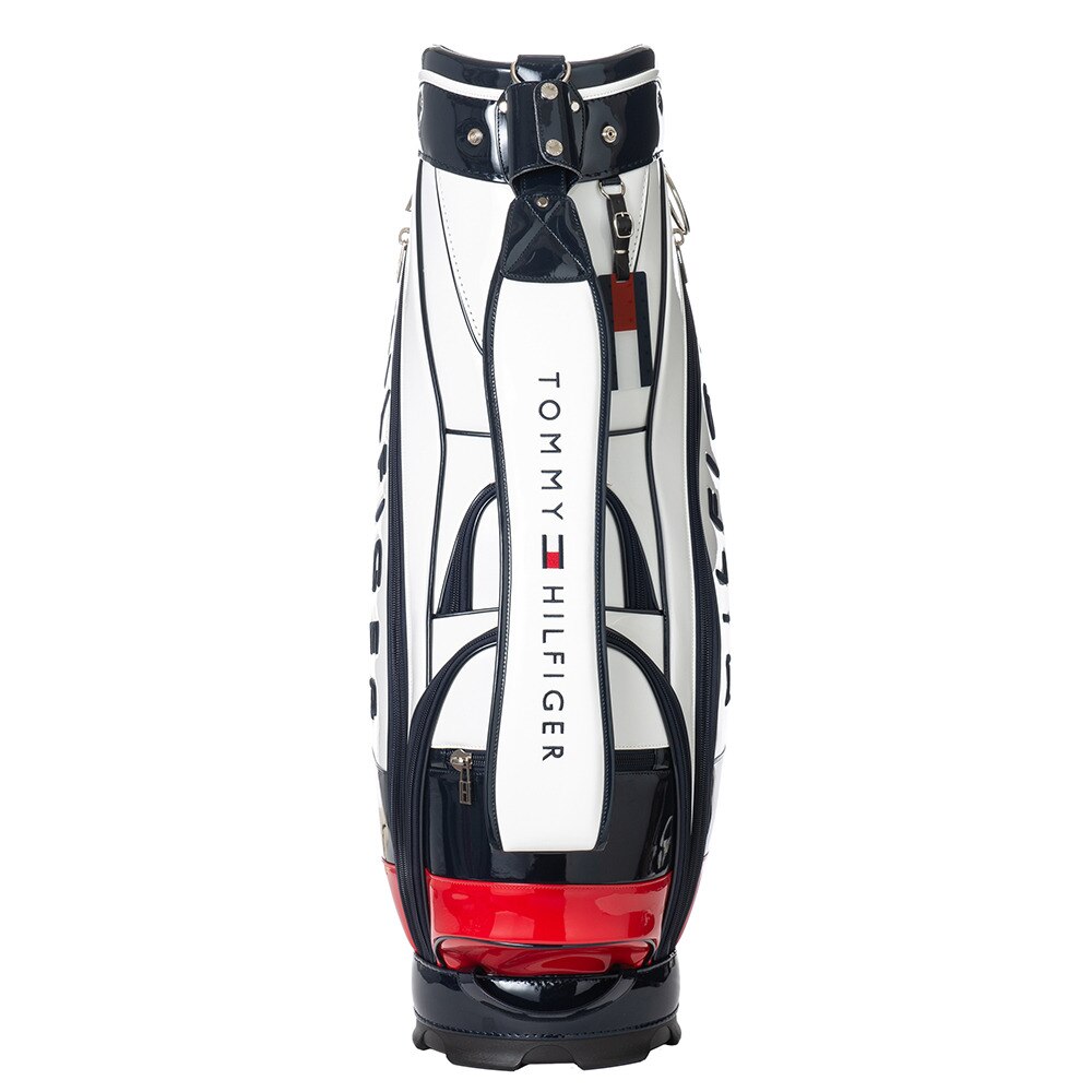 トミー ヒルフィガー ゴルフ（TOMMY HILFIGER GOLF）（メンズ、レディース）キャディバッグ カート エナメルシグネチャー THMG2FC2-WHT