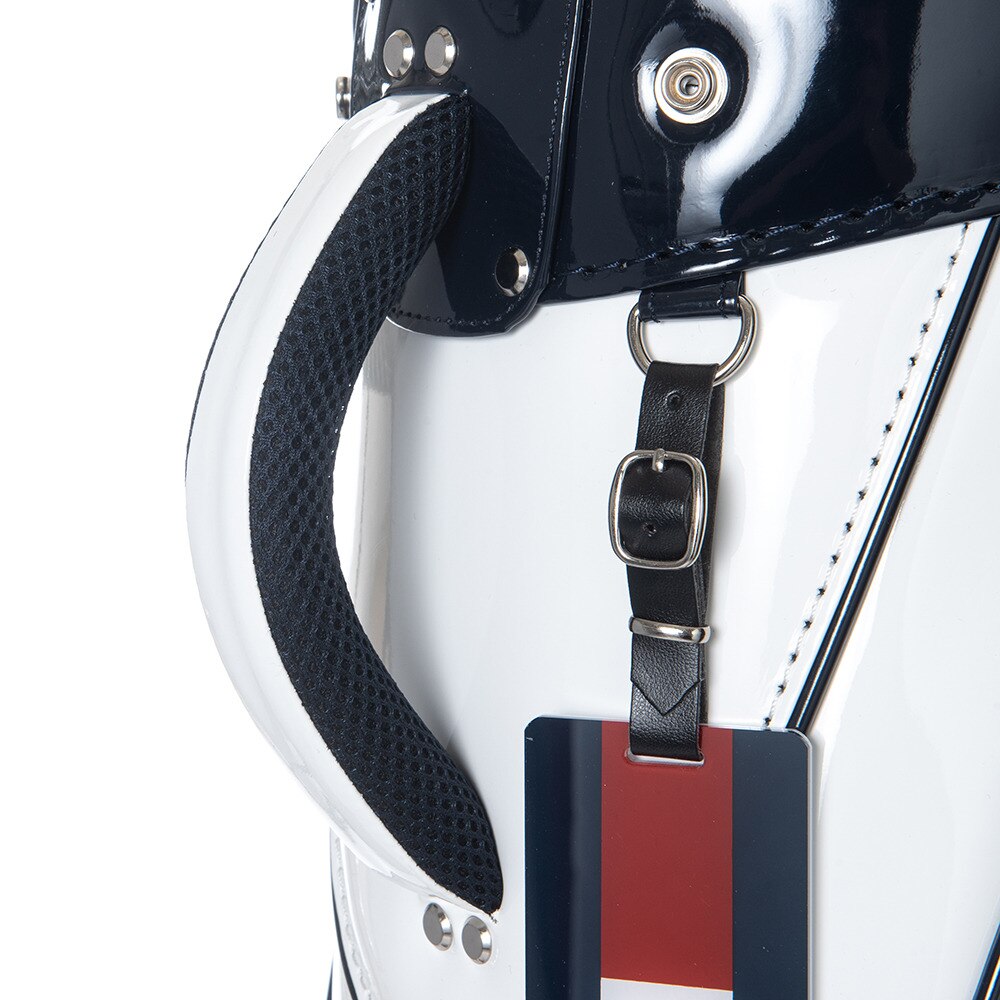 トミー ヒルフィガー ゴルフ（TOMMY HILFIGER GOLF）（メンズ、レディース）キャディバッグ カート エナメルシグネチャー THMG2FC2-WHT