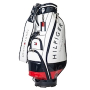 トミーヒルフィガー（TOMMY HILFIGER）（メンズ、レディース）キャディバッグ カート エナメルシグネチャー THMG2FC2-WHT