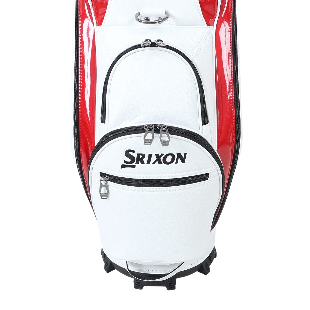 美品　スリクソン　ゴルフ　キャディーバッグ　ナイロン　8.6型　4分割　カート式