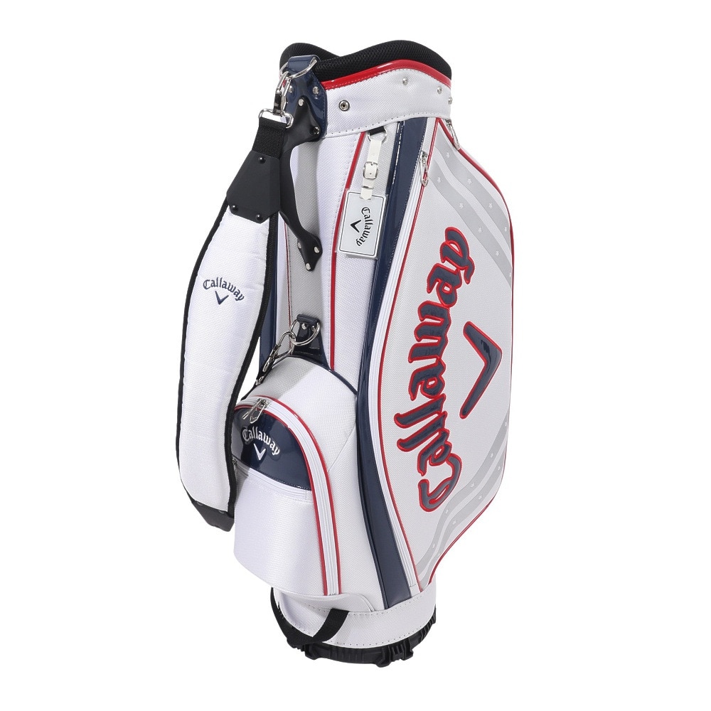 キャロウェイ(CALLAWAY)(メンズ)ゴルフ キャディバッグ カート式 9型 5分割 スポーツ 5123237 CB SPORT WH/NY/RD 23 キャロウェイ(CALLAWAY)(メンズ)ゴルフ キャディバッグ カート式 9型 5分割 スポーツ 5123237 CB SPORT WH/NY/RD 23