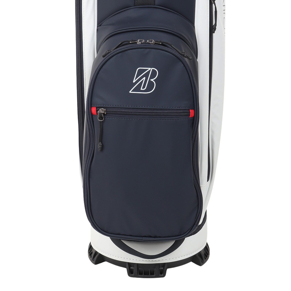 ブリヂストンゴルフ（BRIDGESTONE GOLF）（メンズ、レディース）ゴルフ キャディバッグ カート式 9.5型 6分割 軽量カジュアルモデル 2023 CBG322TR